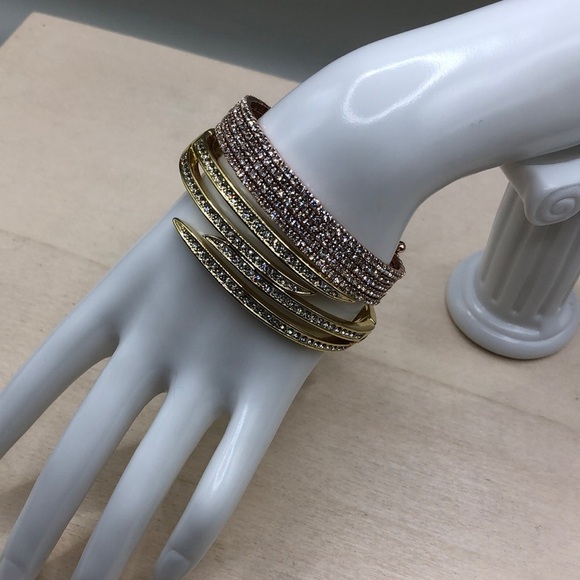 Curated bundle dazzling sparkling bracelets Anne Klein Charter Club Dressy Party - Picture 1 of 6